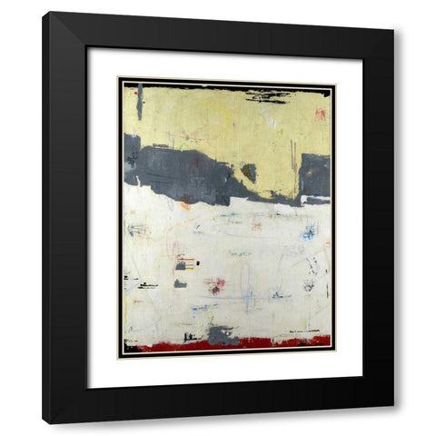 Shift Black Modern Wood Framed Art Print with Double Matting by Weaverling, Julie