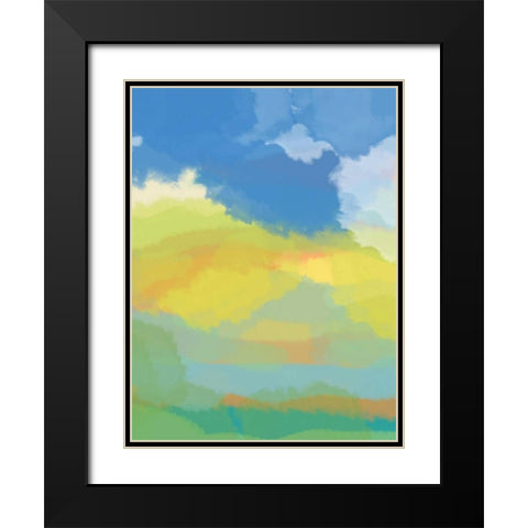 Break in the Weather Black Modern Wood Framed Art Print with Double Matting by Weiss, Jan