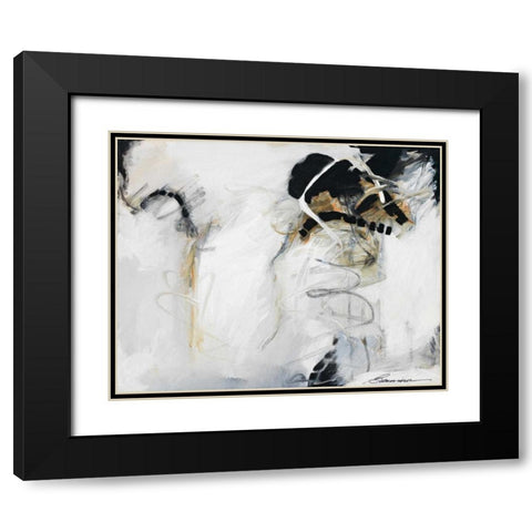 Against All Odds Black Modern Wood Framed Art Print with Double Matting by Wild, Beau