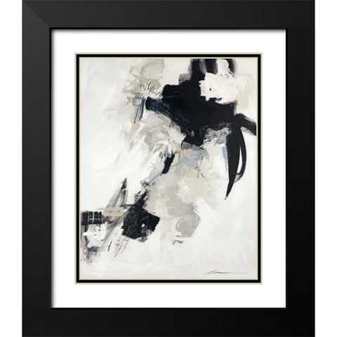 Puffs and Gusts Black Modern Wood Framed Art Print with Double Matting by Wild, Beau