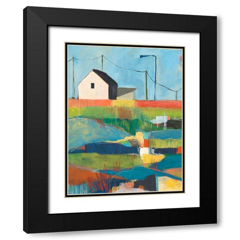 Western Edge Black Modern Wood Framed Art Print with Double Matting by Weiss, Jan