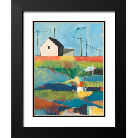 Western Edge Black Modern Wood Framed Art Print with Double Matting by Weiss, Jan