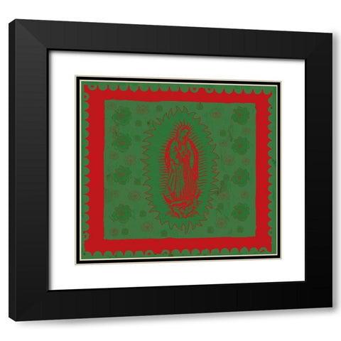 Green Mary Black Modern Wood Framed Art Print with Double Matting by Wiley, Marta