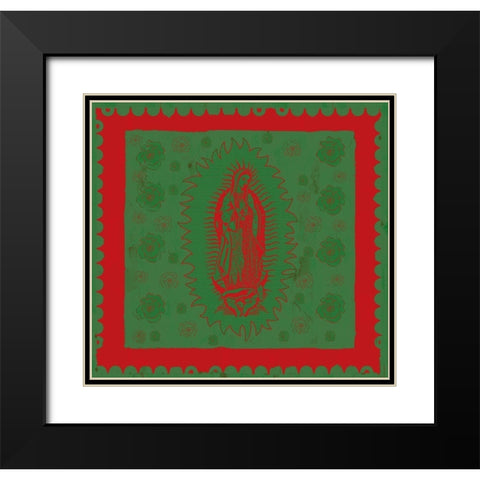 Green Mary Black Modern Wood Framed Art Print with Double Matting by Wiley, Marta