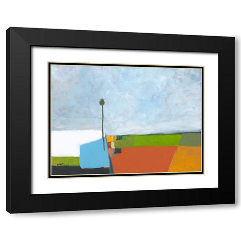 Under a Stormy Sky Black Modern Wood Framed Art Print with Double Matting by Weiss, Jan