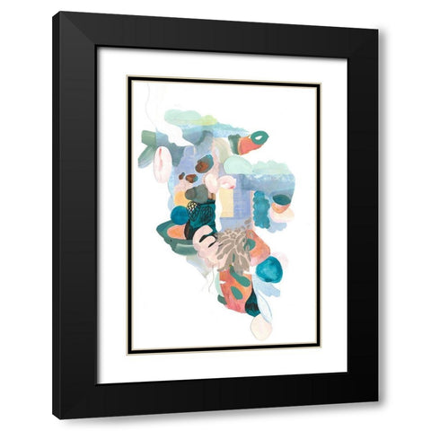 Papers No. 50 Black Modern Wood Framed Art Print with Double Matting by Wheeler, Erin McClusky