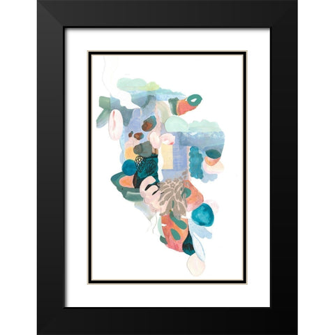 Papers No. 50 Black Modern Wood Framed Art Print with Double Matting by Wheeler, Erin McClusky