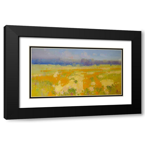 Meadow 2 Black Modern Wood Framed Art Print with Double Matting by Yeremyan, Vahe