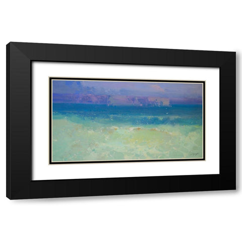 Waves - Pacific Highway Black Modern Wood Framed Art Print with Double Matting by Yeremyan, Vahe