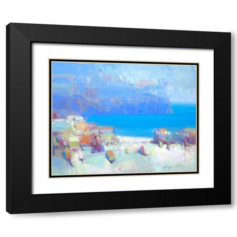 Pacific Coast Black Modern Wood Framed Art Print with Double Matting by Yeremyan, Vahe