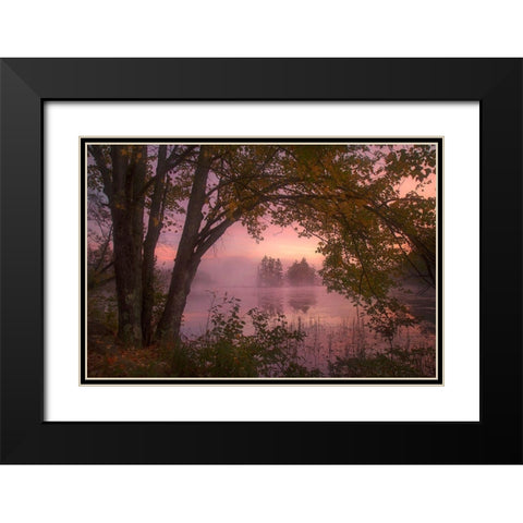 Framed Black Modern Wood Framed Art Print with Double Matting by Zephyr, Patrick