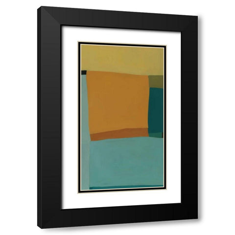 At the Beach II Black Modern Wood Framed Art Print with Double Matting by Zinn, Tamar