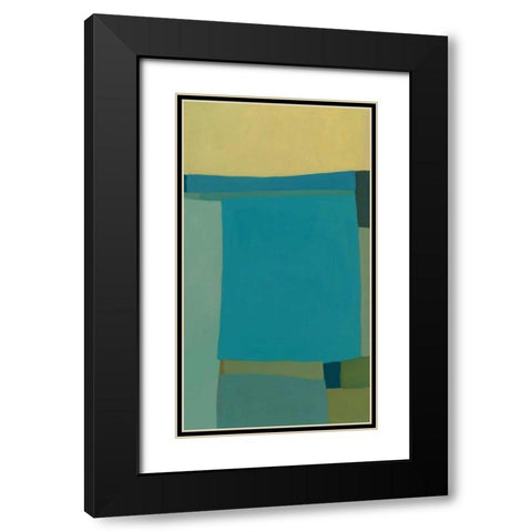 At the Beach III Black Modern Wood Framed Art Print with Double Matting by Zinn, Tamar