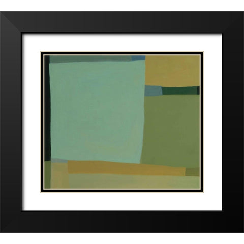 Lorettas View 4 Black Modern Wood Framed Art Print with Double Matting by Zinn, Tamar