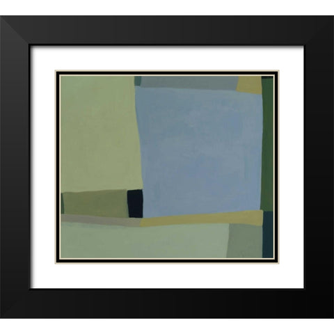 Lorettas View 6 Black Modern Wood Framed Art Print with Double Matting by Zinn, Tamar