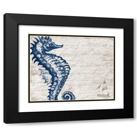 Atlantic Finds II Black Modern Wood Framed Art Print with Double Matting by Pinto, Patricia