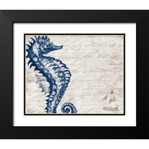 Atlantic Finds II Black Modern Wood Framed Art Print with Double Matting by Pinto, Patricia