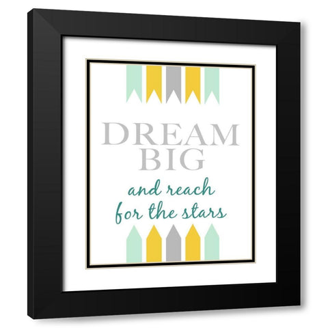 Woodsy Whimsy Sleep II Black Modern Wood Framed Art Print with Double Matting by SD Graphics Studio