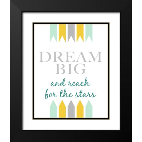 Woodsy Whimsy Sleep II Black Modern Wood Framed Art Print with Double Matting by SD Graphics Studio