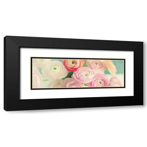 Blushing Blossoms Panel Black Modern Wood Framed Art Print with Double Matting by Gardner, Sarah
