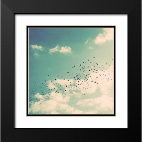 Rest and Away II Black Modern Wood Framed Art Print with Double Matting by Saghini, Lisa Hill