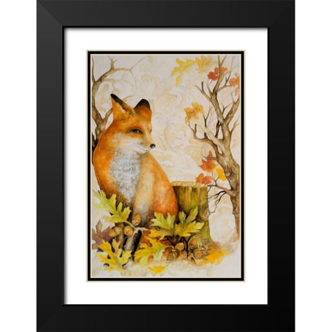 Mystic Woodland I Black Modern Wood Framed Art Print with Double Matting by Gaynor, Janice