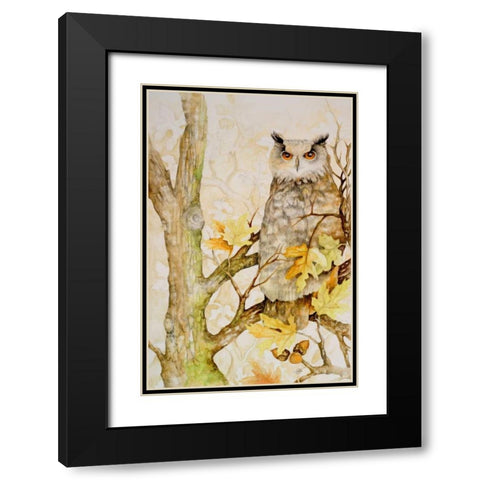 Mystic Woodland II Black Modern Wood Framed Art Print with Double Matting by Gaynor, Janice