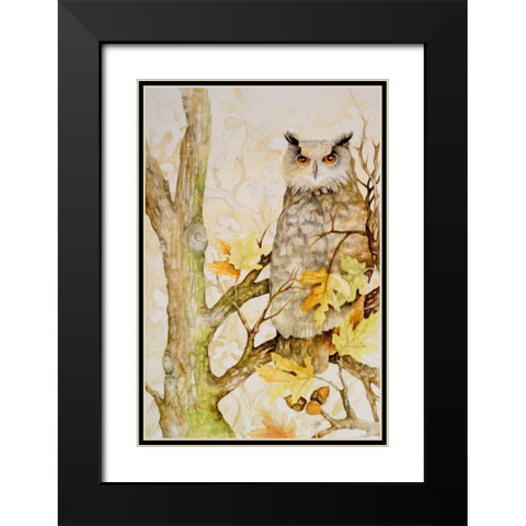 Mystic Woodland II Black Modern Wood Framed Art Print with Double Matting by Gaynor, Janice