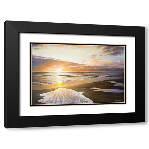 The Seventh Day Black Modern Wood Framed Art Print with Double Matting by Nawrocke, Bruce