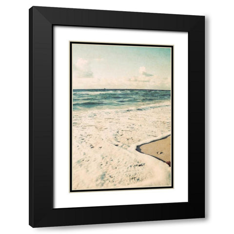 Filtered Beach Photo II Black Modern Wood Framed Art Print with Double Matting by Peck, Gail