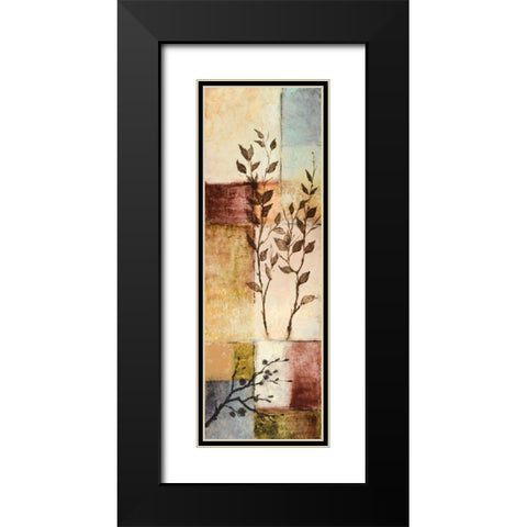 Through the Seasons II Black Modern Wood Framed Art Print with Double Matting by Marcon, Michael
