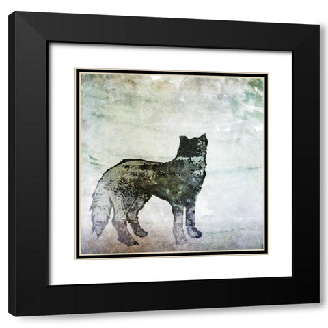 Wildlife on Site II Black Modern Wood Framed Art Print with Double Matting by Biscardi, Nicholas