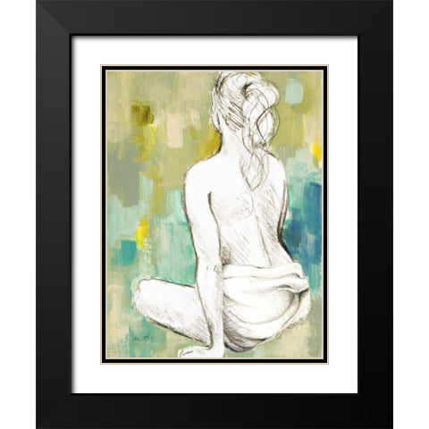 Modern Woman II Black Modern Wood Framed Art Print with Double Matting by Loreth, Lanie