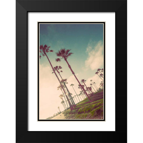 Venice Beach Fun Black Modern Wood Framed Art Print with Double Matting by Navas, Emily