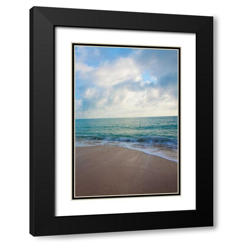 Cool Beach II Black Modern Wood Framed Art Print with Double Matting by Bryant, Susan