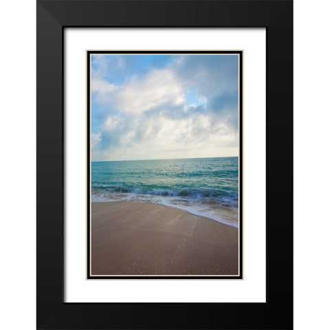 Cool Beach II Black Modern Wood Framed Art Print with Double Matting by Bryant, Susan