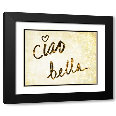 Darling Bella II Black Modern Wood Framed Art Print with Double Matting by SD Graphics Studio
