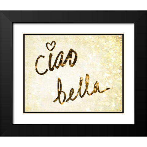 Darling Bella II Black Modern Wood Framed Art Print with Double Matting by SD Graphics Studio