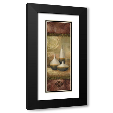Ivory Vessel I Black Modern Wood Framed Art Print with Double Matting by Marcon, Michael