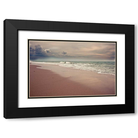 Ocean Afternoon I Black Modern Wood Framed Art Print with Double Matting by Bryant, Susan