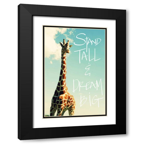 Stand Tall Black Modern Wood Framed Art Print with Double Matting by Bryant, Susan