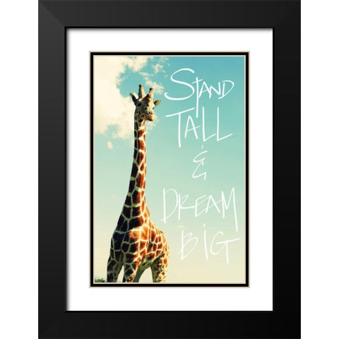 Stand Tall Black Modern Wood Framed Art Print with Double Matting by Bryant, Susan