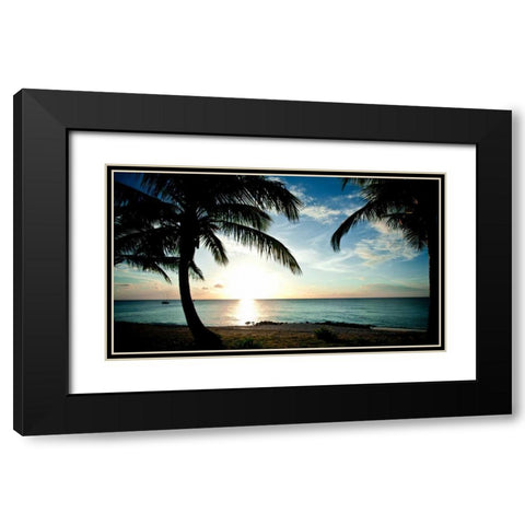 Sun Downer Black Modern Wood Framed Art Print with Double Matting by Bryant, Susan