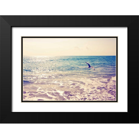 Fly Away Black Modern Wood Framed Art Print with Double Matting by Bryant, Susan