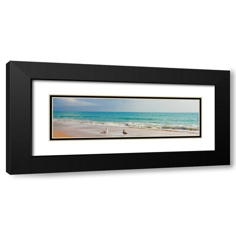 Island Memories II Black Modern Wood Framed Art Print with Double Matting by Bryant, Susan
