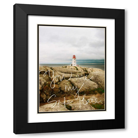 Safe Place Black Modern Wood Framed Art Print with Double Matting by Bryant, Susan