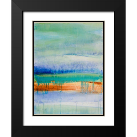 Fahai I Black Modern Wood Framed Art Print with Double Matting by Loreth, Lanie