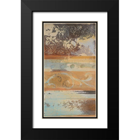 Antique Sophistication I Black Modern Wood Framed Art Print with Double Matting by Pinto, Patricia