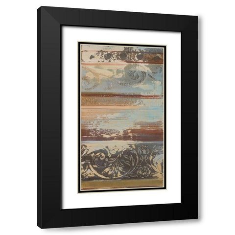 Antique Sophistication II Black Modern Wood Framed Art Print with Double Matting by Pinto, Patricia