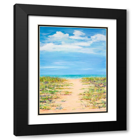 Path to Relaxation Black Modern Wood Framed Art Print with Double Matting by DeRice, Julie